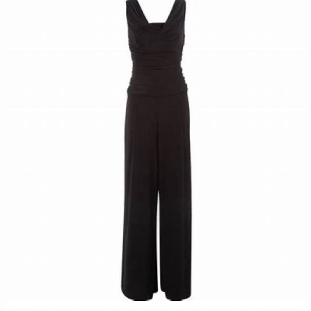 R & M Richards Elegant Black Evening pant romper
Size 12